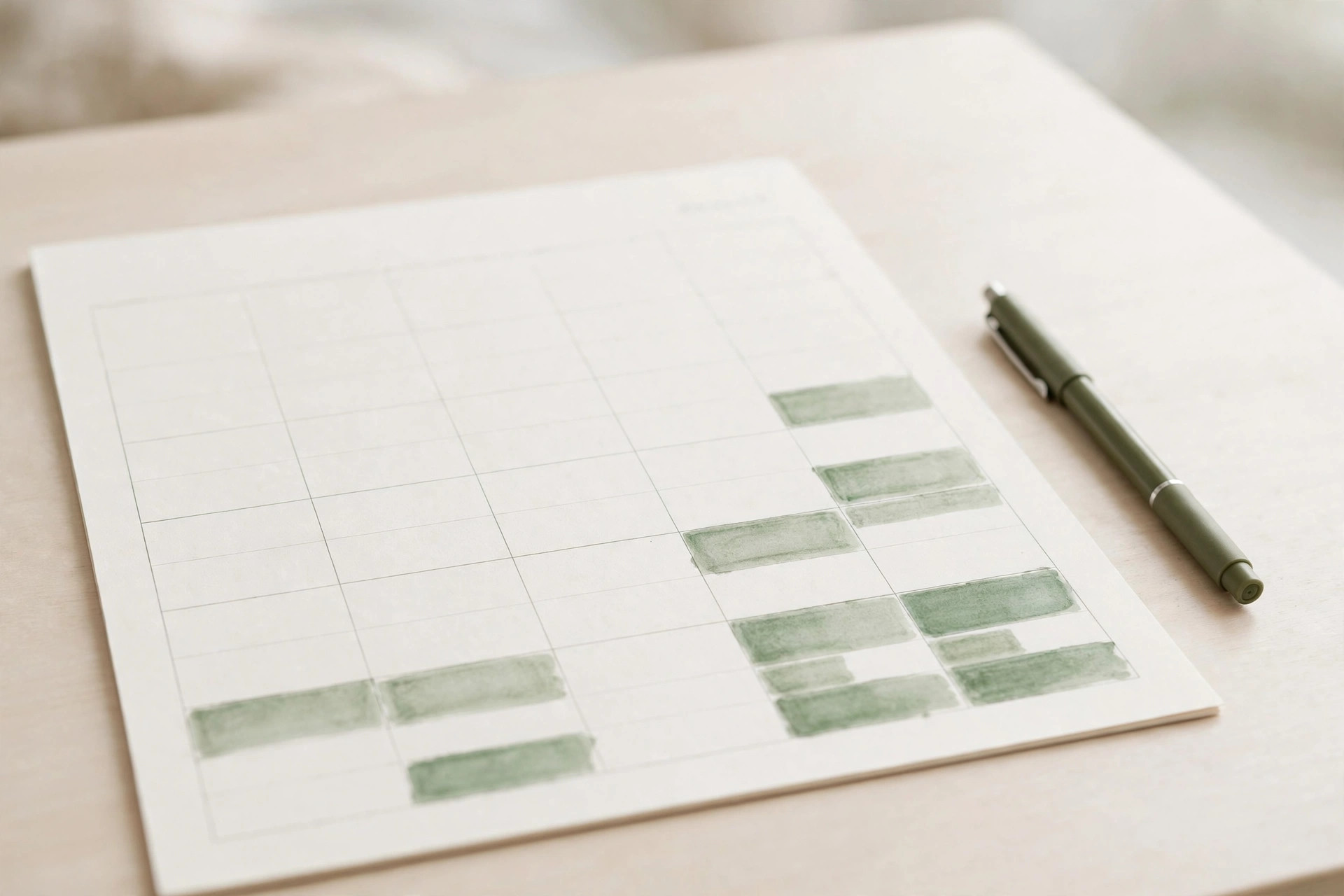 Weekly calendar with evening and weekend time blocks highlighted for side hustle hours